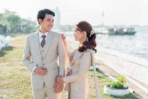 ชุดไทยเจ้าสาว ชุดไทยจักรพรรดิ์ เช่าที่แบมบี้ เวดดิ้ง ห้วยขวาง